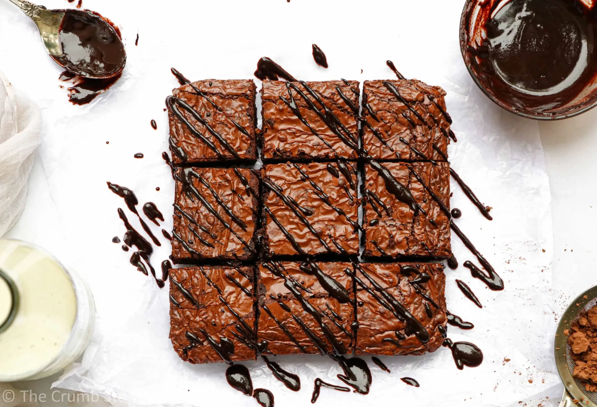 Crinkle Top Choco Brownies