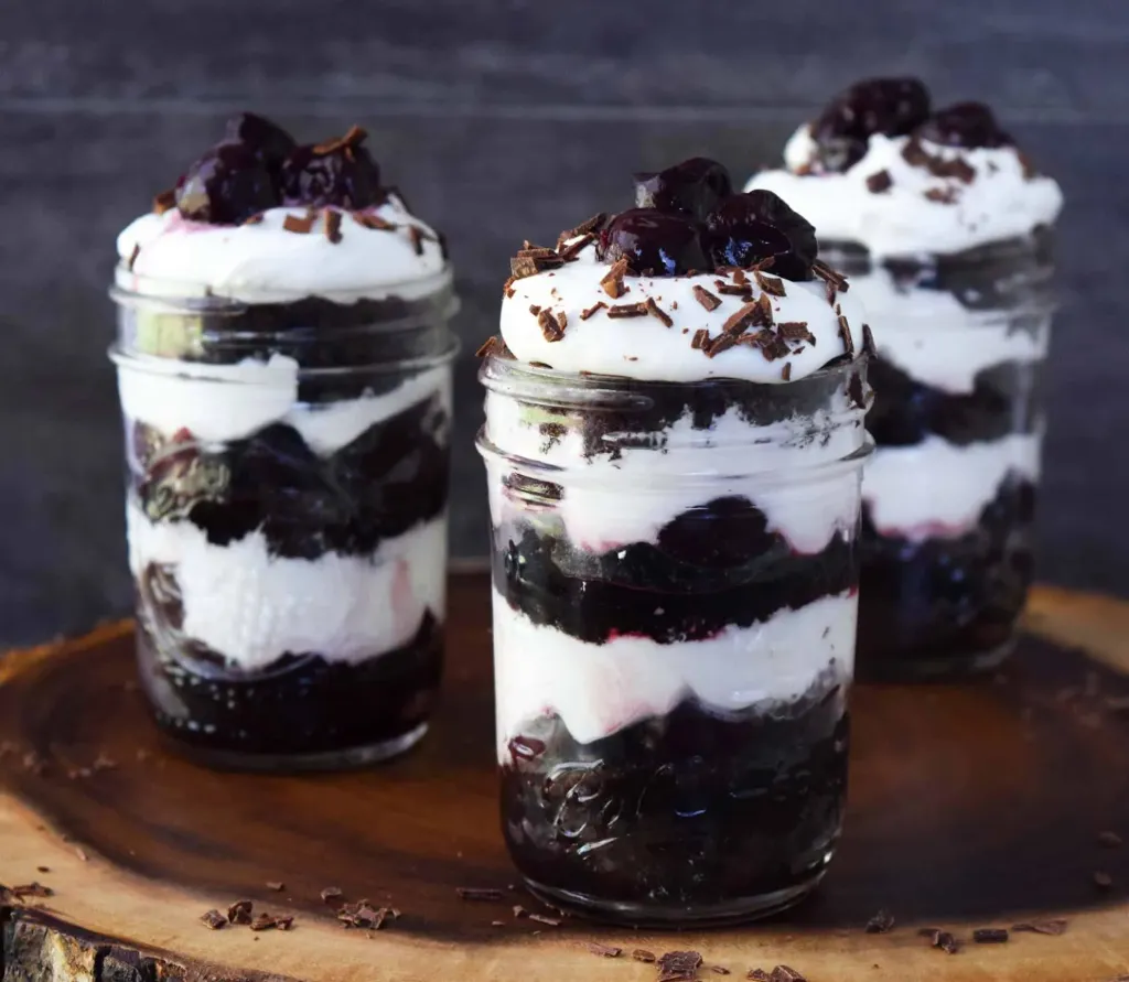 Black Forest Jar Cake